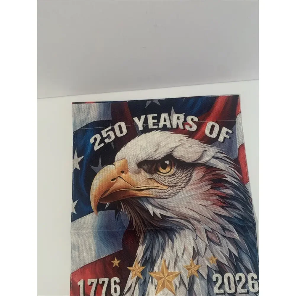 250th Anniversary Garden Flag Celebrating the USA's 1776-2026 Freedom 12''x 18''